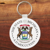 Michigan-teken Sleutelhanger (Voorkant)