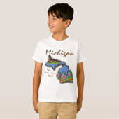 Michigan The Wolverine State Robin Apple T-shirt (Voorkant volledig)