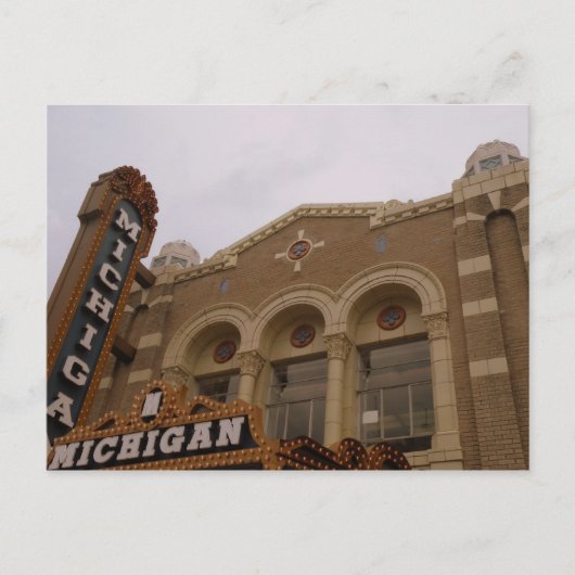 Michigan Theater, Ann Arbor Briefkaart (Voorkant)
