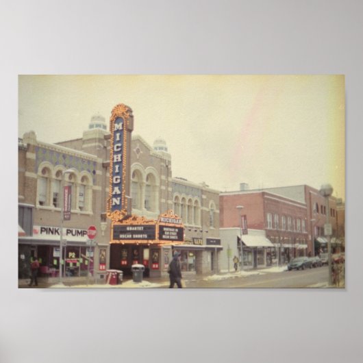 Michigan Theater Poster (Voorkant)
