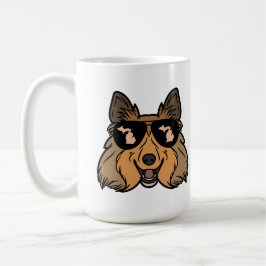 Michigan Theme koffie mok - Sheltie Sheepdog