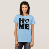 Michigan Thuis Hart Staat T-Shirt Tees (Voorkant volledig)