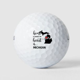 Michigan thuis is waar het hart ligt golfballen