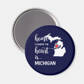 Michigan thuis is waar het hart ligt magneet (Voorkant / Achterkant)