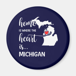 Michigan thuis is waar het hart ligt magneet