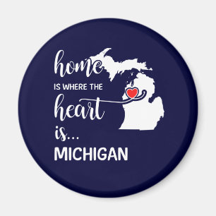 Michigan thuis is waar het hart ligt magneet