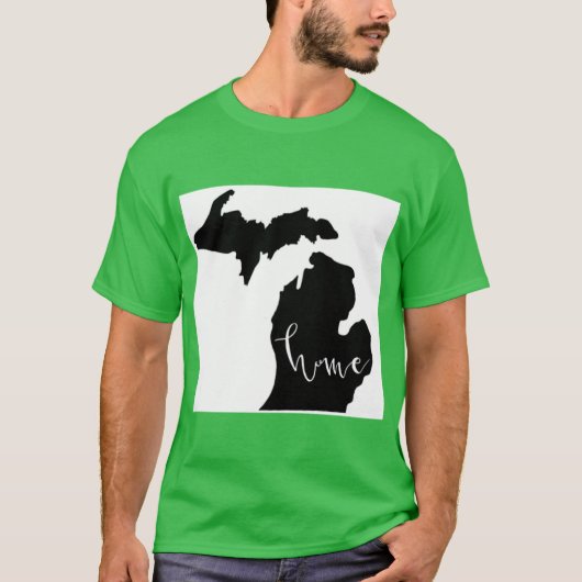 Michigan Thuis T-shirt (Voorkant)