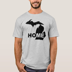 Michigan Thuis Weg Van State T-Shirt