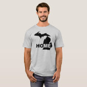 Michigan Thuis Weg Van State T-Shirt (Voorkant volledig)