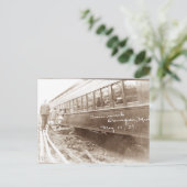 Michigan Train Wreck Briefkaart (Staand voorkant)