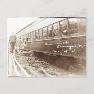 Michigan Train Wreck Briefkaart