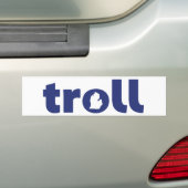 Michigan Troll Bumpersticker (Op auto)
