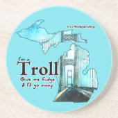Michigan Troll Onderzetter (Voorkant)