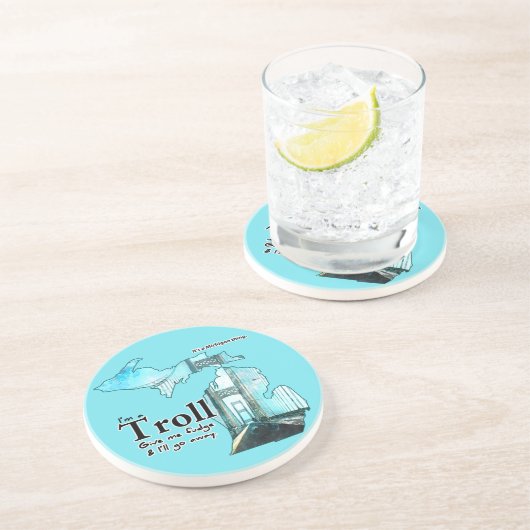 Michigan Troll Onderzetter (Zijkant)