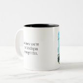 Michigan Trolls Tweekleurige Koffiemok (Voorkant links)