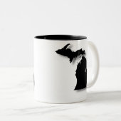 Michigan Tweekleurige Koffiemok (Voorkant rechts)