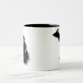 Michigan Tweekleurige Koffiemok