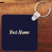 Michigan United States Retro State Map  USA Sleutelhanger (Achterkant)