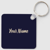 Michigan United States Retro State Map  USA Sleutelhanger (Achterkant)