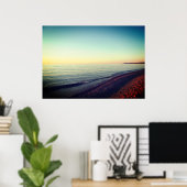 Michigan UP Lake Superior Sunset Canvas Print (Thuiskantoor)