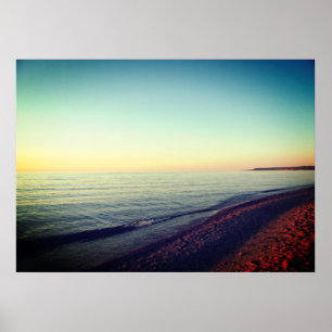 Michigan UP Lake Superior Sunset Canvas Print