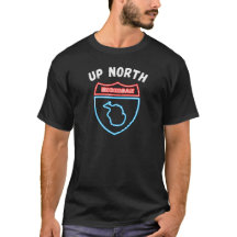 Michigan Up North unisex T-shirt ontwerp
