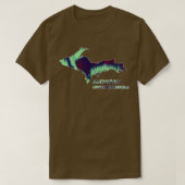 Michigan UP Northern Lights T-shirt (Design voorkant)
