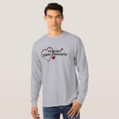 Michigan Upper Peninsula Long Sleeve T-shirt (Voorkant volledig)