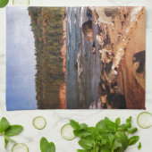 Michigan Upper Peninsula Shoreline Theedoek (Gevouwen)