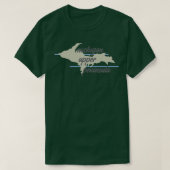 Michigan Upper Peninsula T-shirt (Design voorkant)