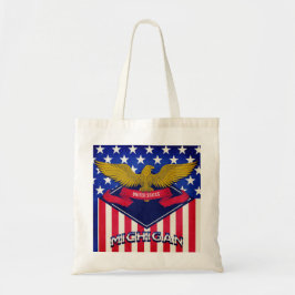 Michigan USA Flag Tote Bag