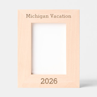 Michigan Vakantie - Laser Gegraveerde Lijst  Lijstjes