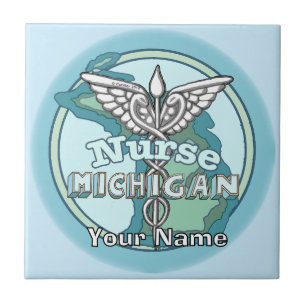 Michigan Verpleegster Caduceus Tegels Tegeltje