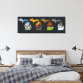 Michigan Vier Seizoen Kunstwerk Canvas Afdruk (Insitu (Slaapkamer))