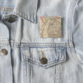 Michigan Vierkante Button 5,1 Cm (In situ)