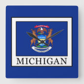 Michigan Vierkante Klok (Voorkant)