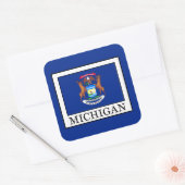 Michigan Vierkante Sticker (Envelop)