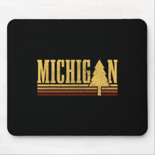 Michigan Vintage Boom Staatstrots Kamperen Wandele Muismat