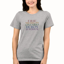 Michigan Vissers Thema T-Shirt voor Vrouwen