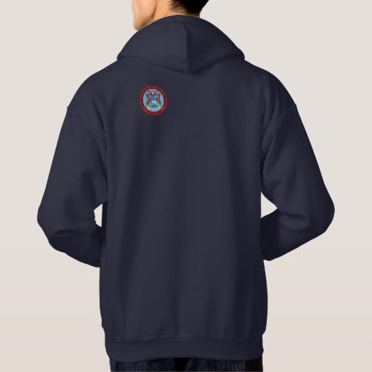 Michigan vlag hoodie (Achterkant)