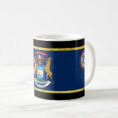 Michigan vlag koffiemok (Voorkant rechts)