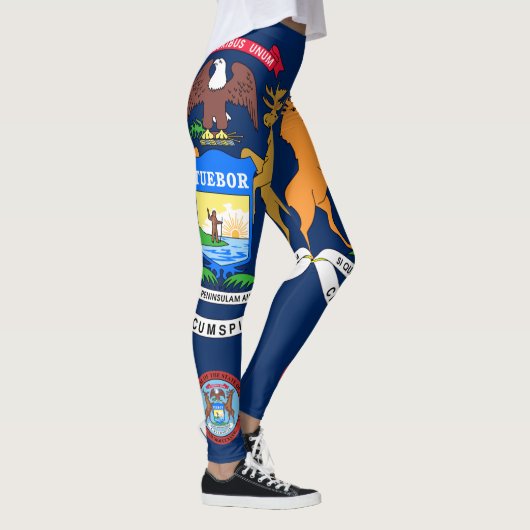 Michigan vlag leggings (Rechts)