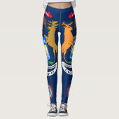 Michigan vlag leggings (Voorkant)