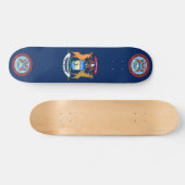 Michigan vlag persoonlijk skateboard (Horizontaal)