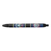 Michigan vlag zwarte inkt pen (Voorkant)