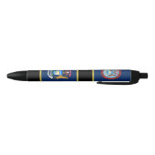 Michigan vlag zwarte inkt pen (Bodem)