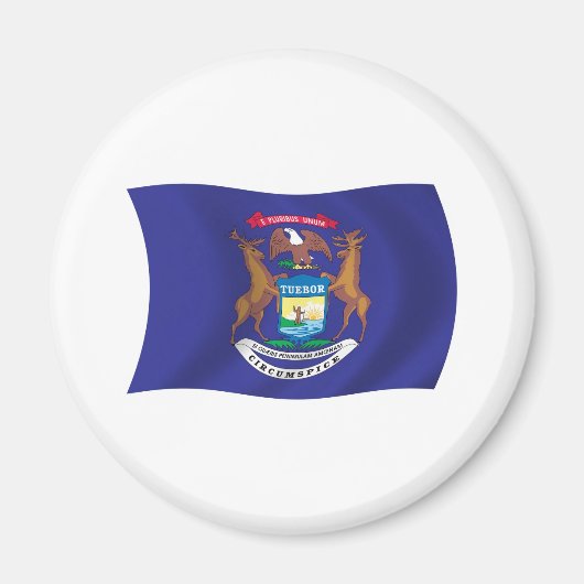 Michigan Vlagmagneet Magneet (Voorkant)