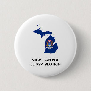 MICHIGAN voor Elissa Slotkin Senaat Button