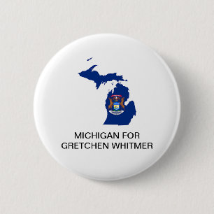 MICHIGAN VOOR GRETCHEN WHITMER GOVERNOR Button