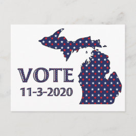 Michigan Vote Briefkaart